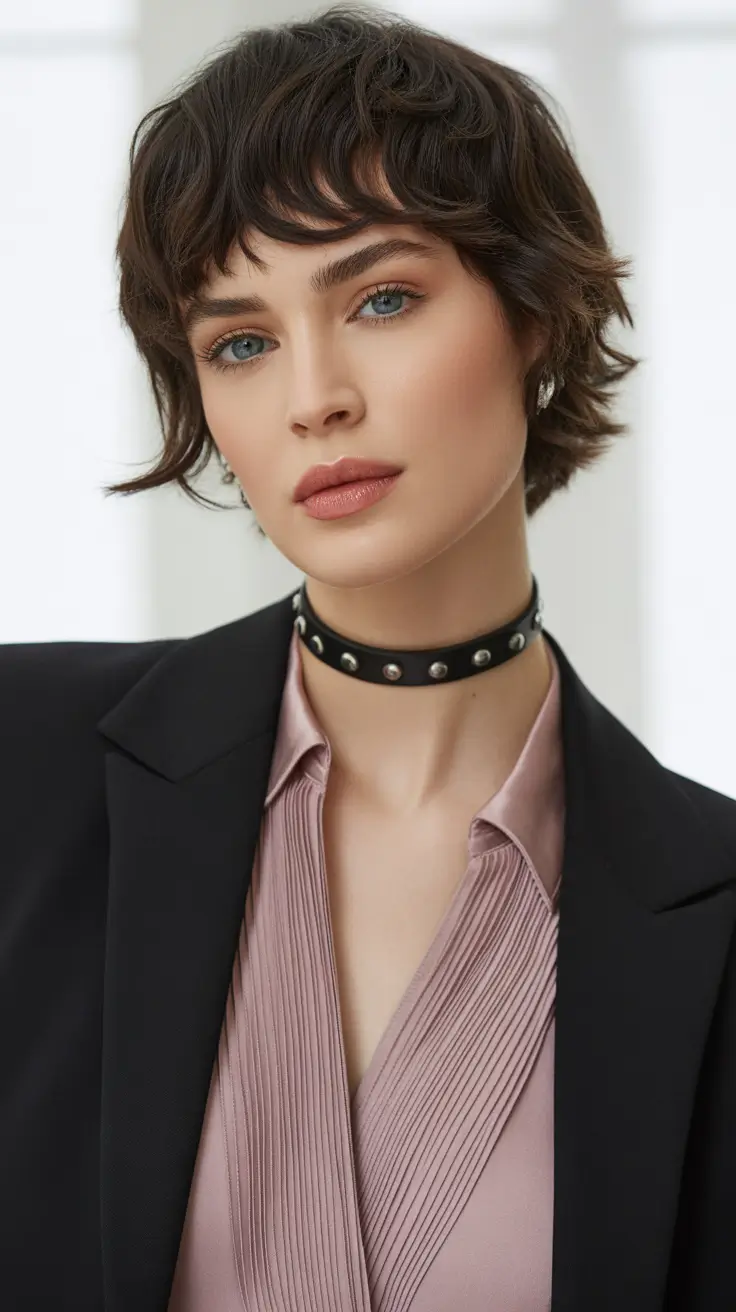 short haircuts for women 2026 Modern Shaggy Pixie - The Wolf Cut Reimagined