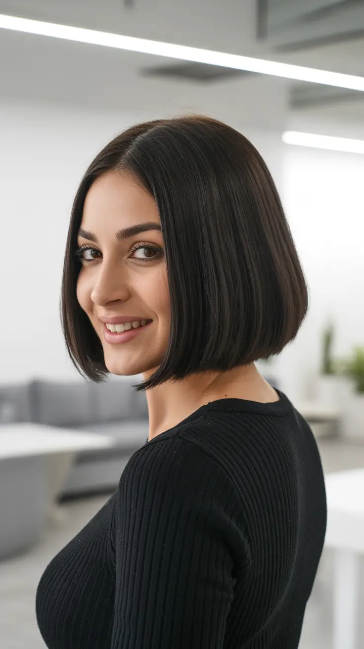 short haircuts for women 2026 Timeless Sleek Bob for Every Occasion