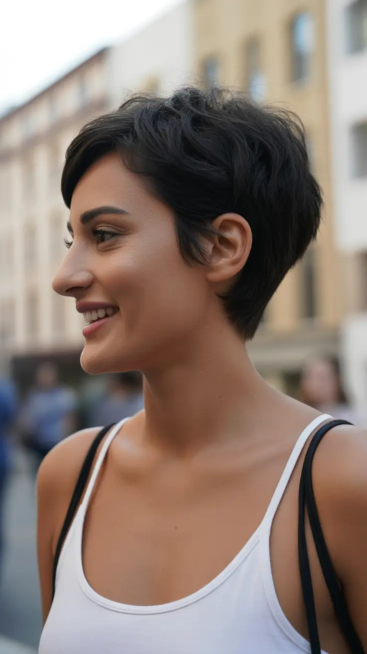 Best short hairstyles 2026 Casual Layered Pixie With Natural Volume