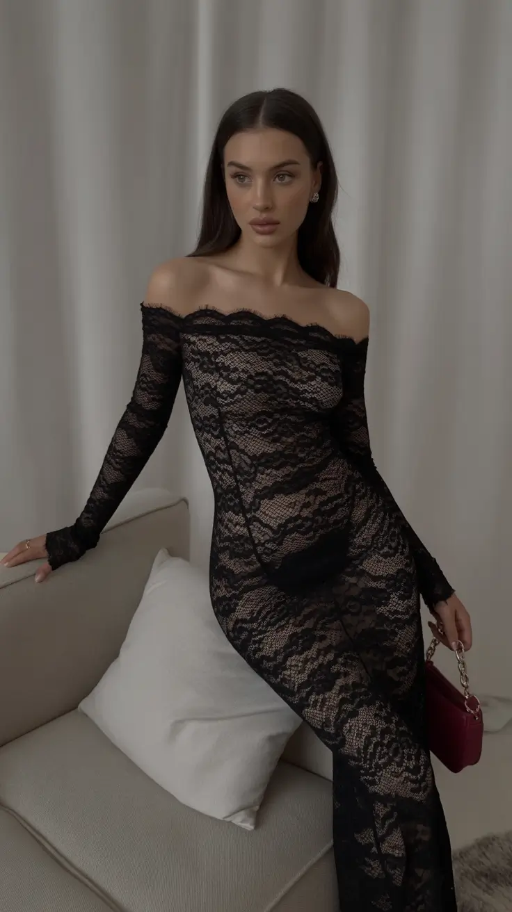 birthday outfit ideas 2026 black lace allure