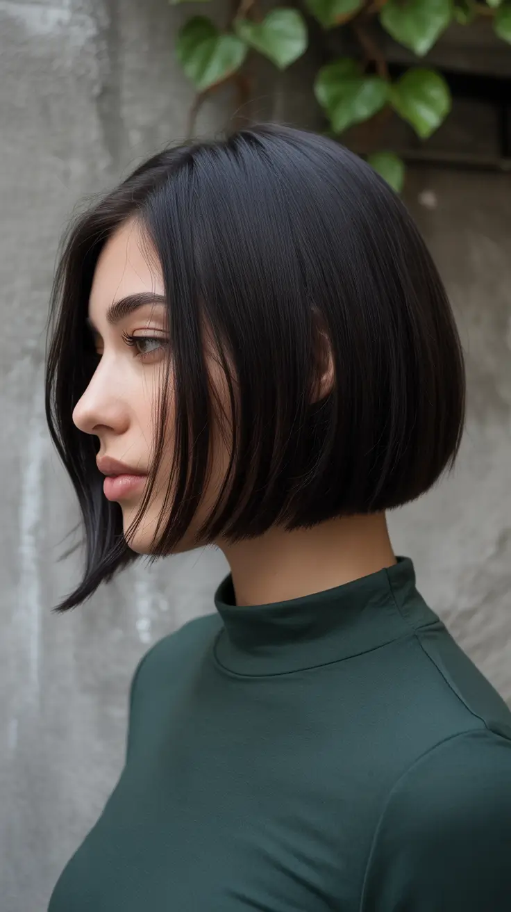 bob hairstyles 2026 Soft Midnight Bob With Airy Ends