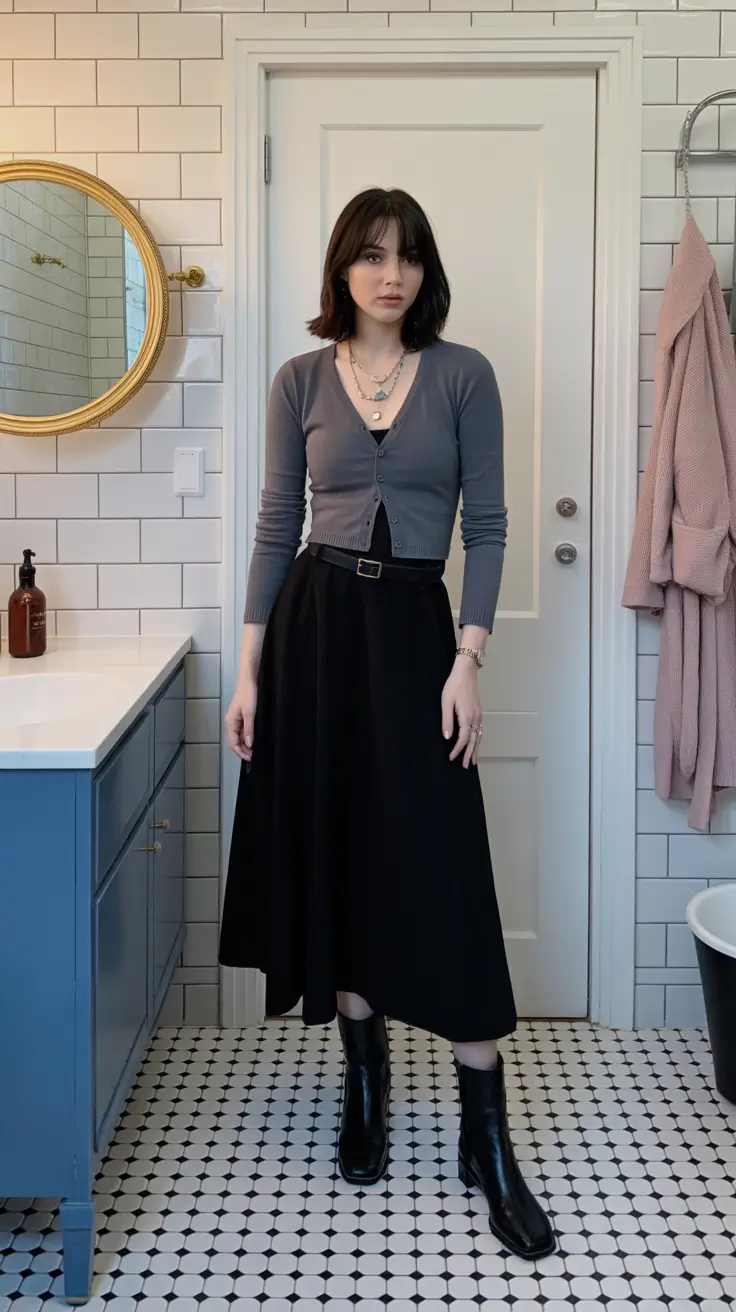 Capsule Wardrobe Outfits Inspiration 2026 Grey Romance