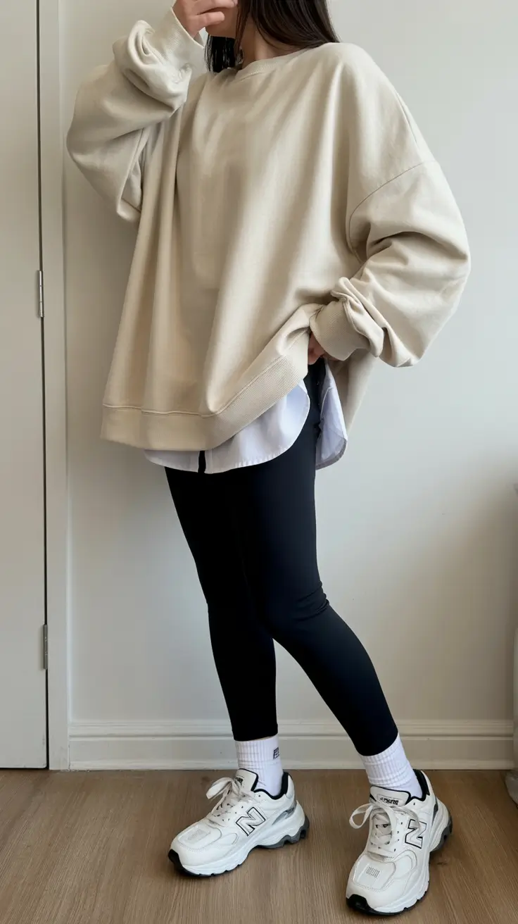 sneakers outfit winter Soft Minimal Mood