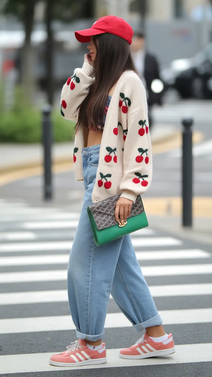 sneakers outfit casual Cherry Pop Casual