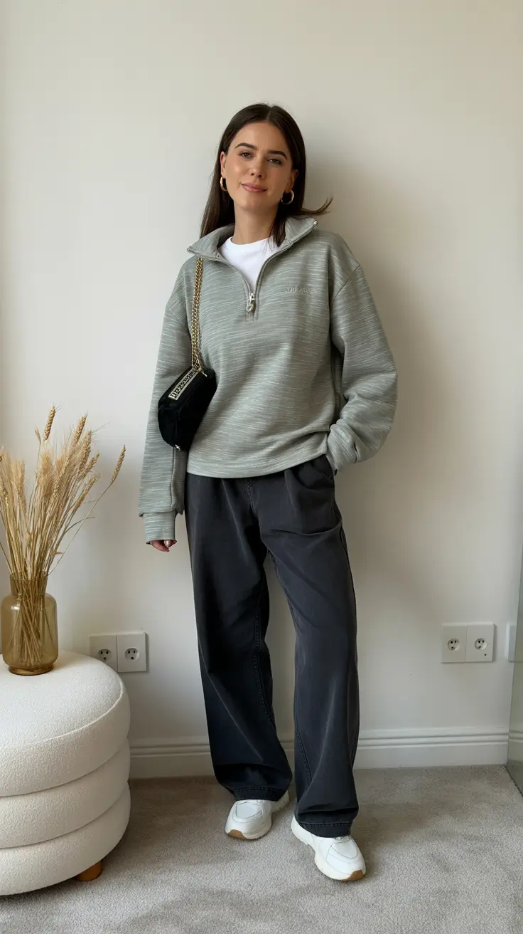 comfy outfits for women 2026 Cool Gray Ease