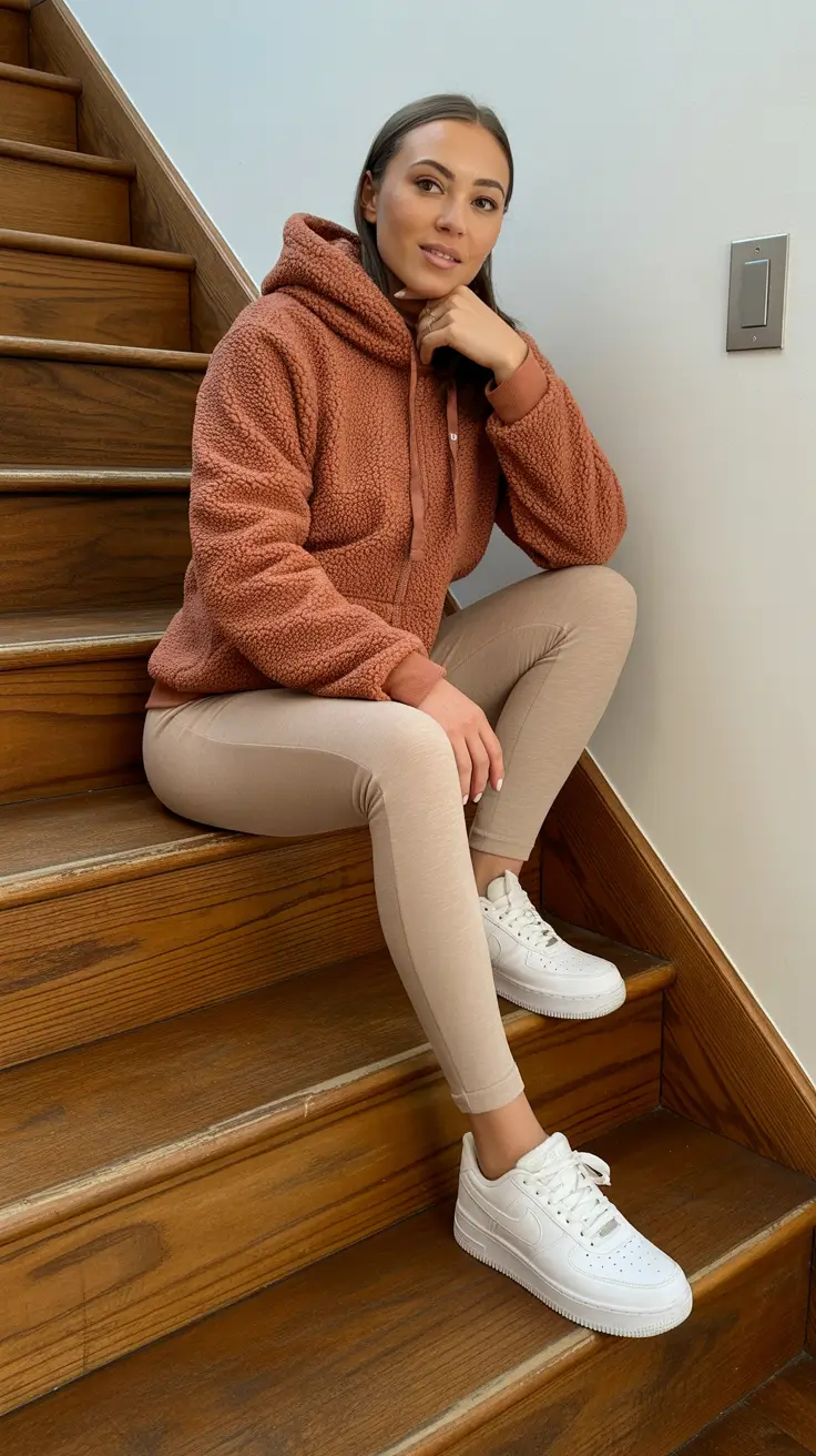 comfy outfits for women 2026 Warm Neutrals for Lazy Days