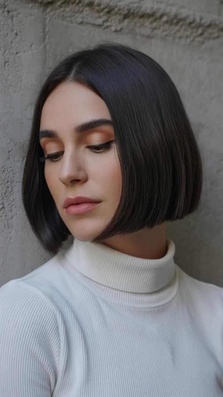 bob haircuts Polished Midnight Classic Bob