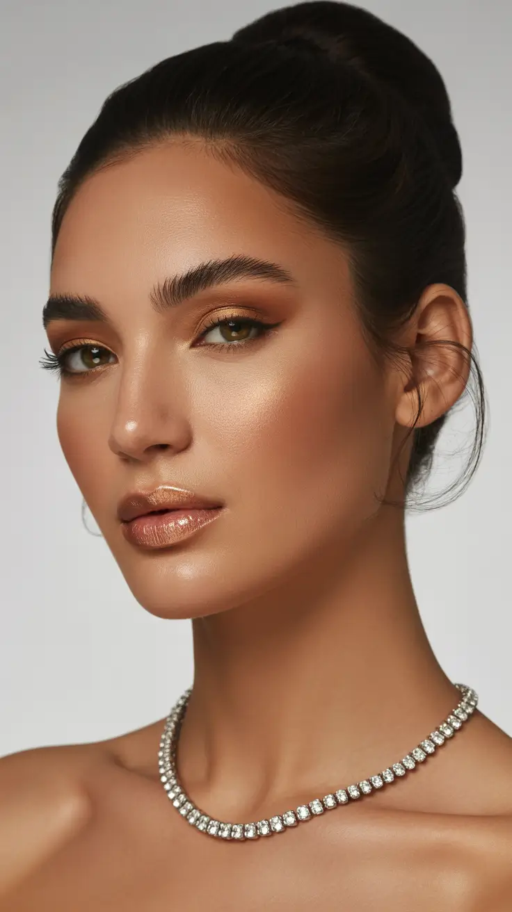 cute hairstyle ideas Classic Sculpted Updo with a Clean Finish