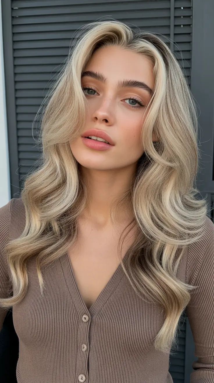 Haircut Ideas for Long Hair 2026 Champagne Volume Waves