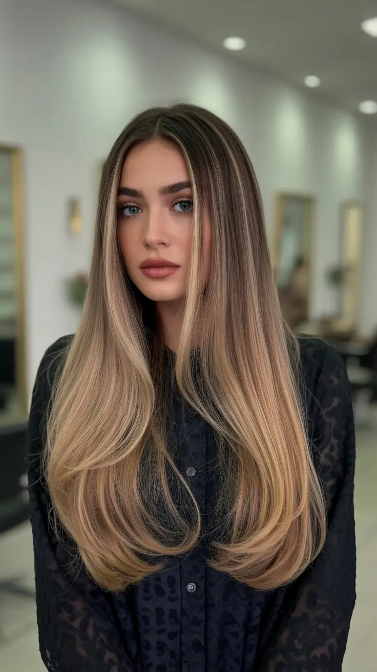 Haircut Ideas for Long Hair 2026 Classic Straight Layers with Dimension