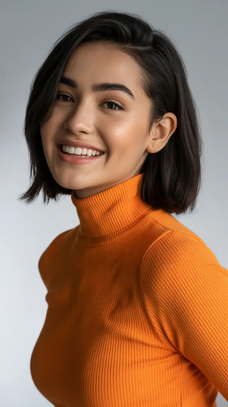haircut ideas for thin fine hair 2026 Choppy Side-Parted Bob with Volume