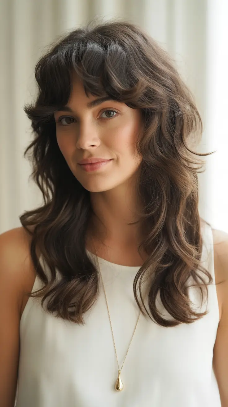 haircut ideas for thin fine hair 2026 Soft Butterfly Cut with Natural Waves