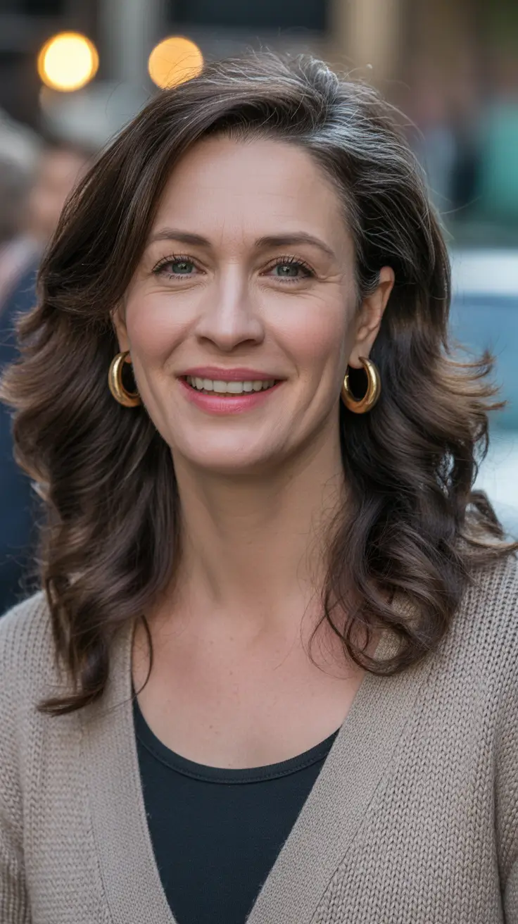 haircuts for women over 50 medium length Soft Volume Waves for Timeless Elegance