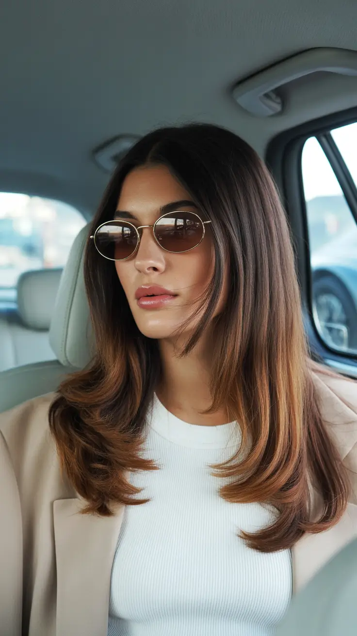 hairstyles for medium length hair 2026 Smooth Caramel Volume Ends