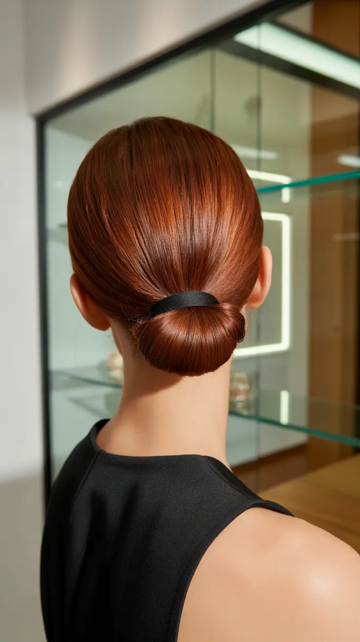 Modern bun hairdos 2026 The polished low knot that never tries too hard
