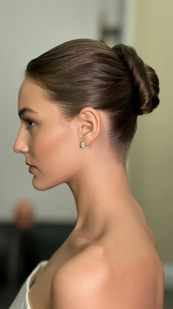 Modern bun hairdos 2026 The classic low bun with ballet-core discipline