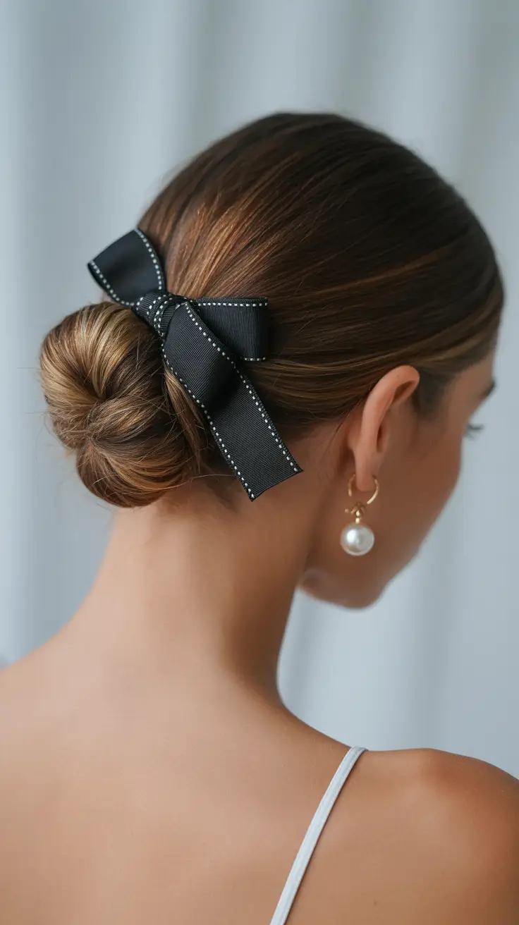 Modern bun hairdos 2026 The romantic bun with a soft statement finish