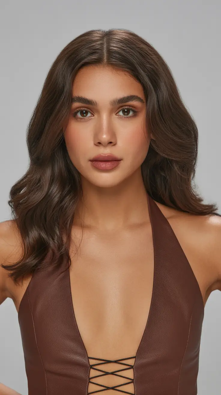 Modern medium length haircuts 2026 Bronze Flow Perfection