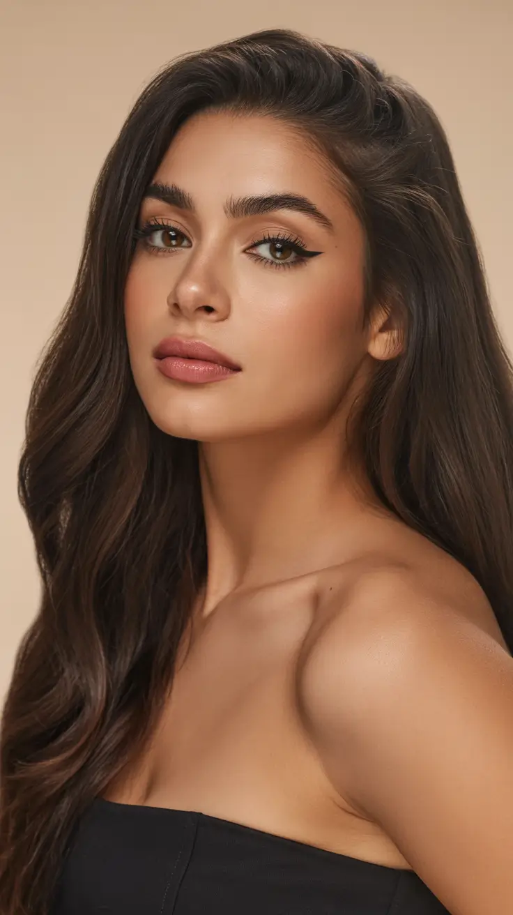 Modern medium length haircuts 2026 Golden Espresso Shine