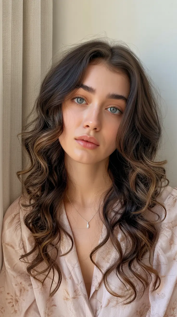 Modern wavy haircuts 2026 Soft Romantic Layers