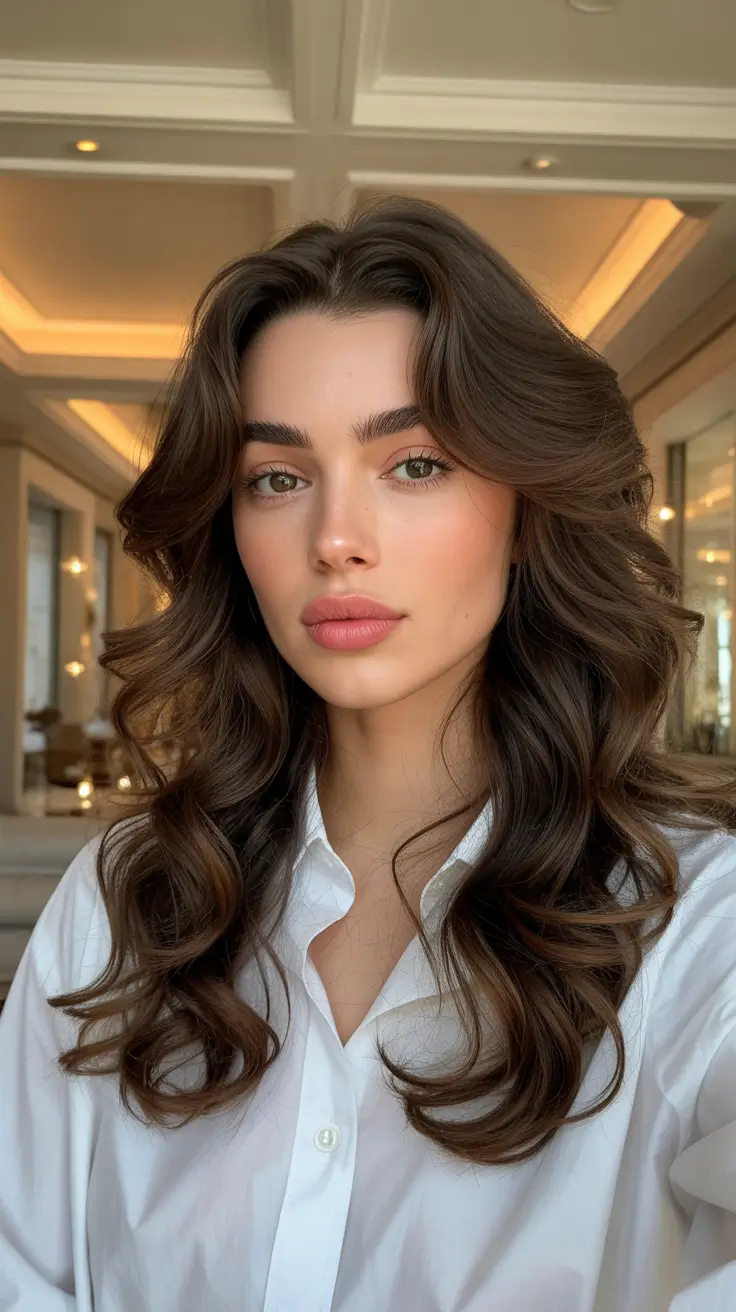 Modern wavy haircuts 2026 Elegant Curtain Waves