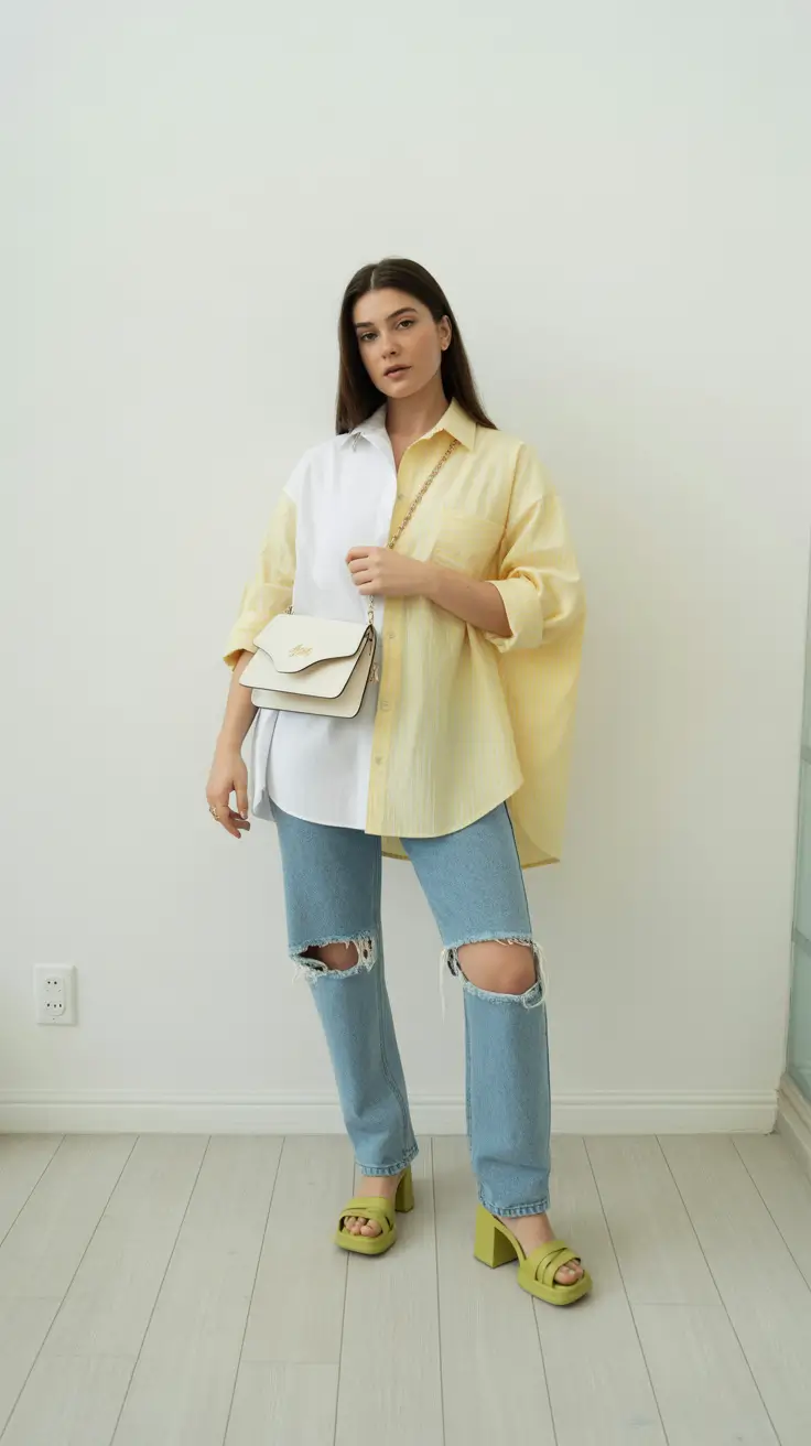 modest outfits for school Playful Colorblock