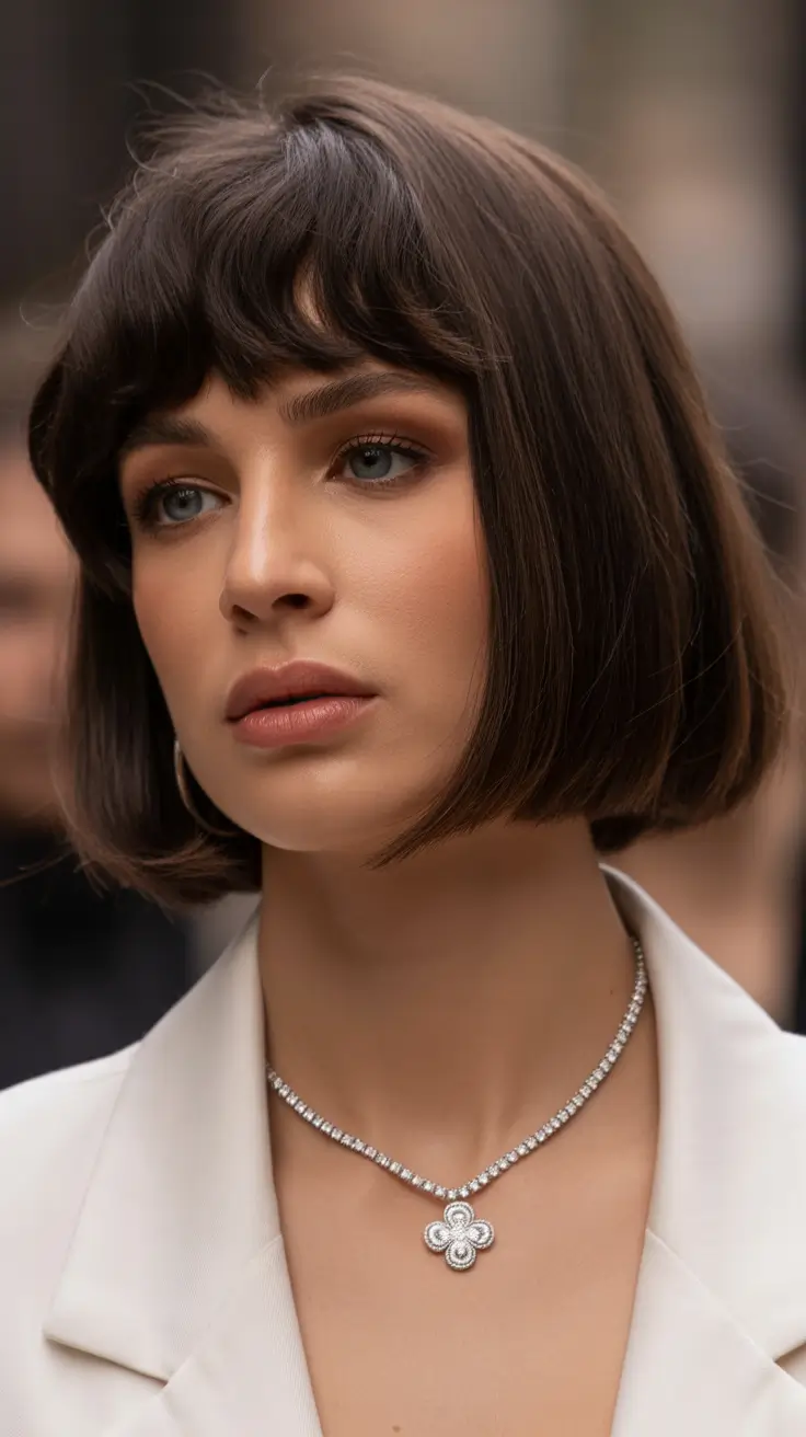 New hairstyle ideas 2026 - Soft Bob With Fringe