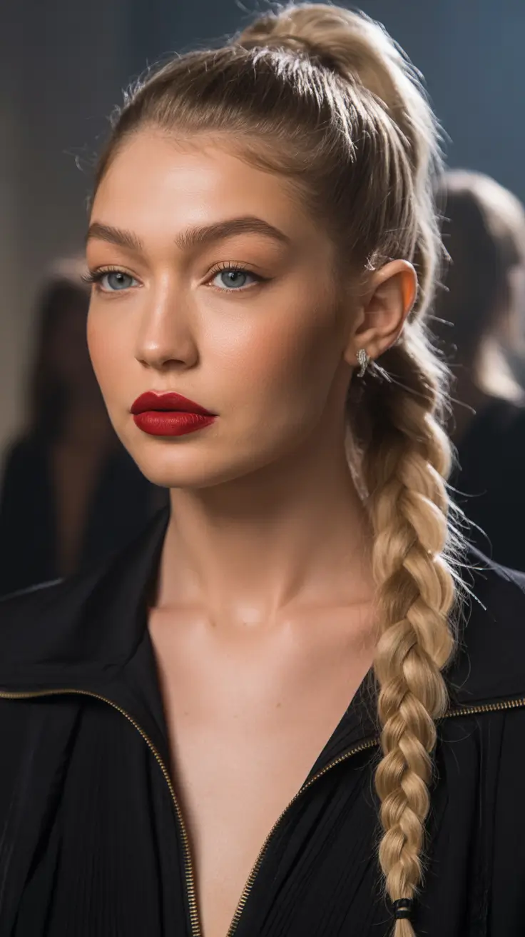 New hairstyle ideas 2026 - High Sleek Power Braid