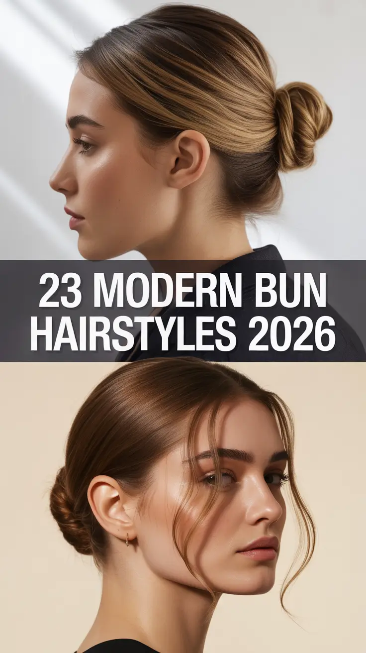 Modern Bun Hairdos 2026 – Low, Sleek, Messy and Bridal Bun Hairstyles for Every Mood
