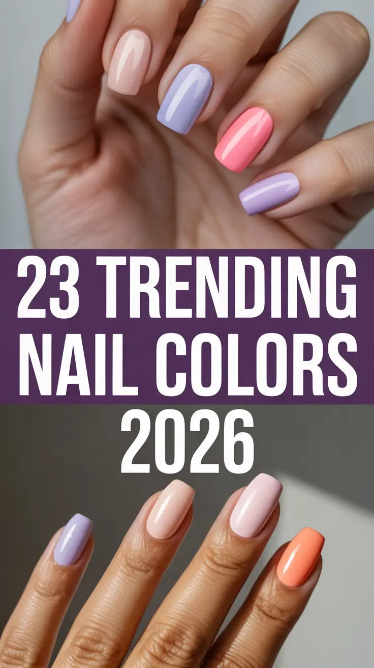 Trending Nail Colors 2026: Fresh Ideas, Seasonal Inspo, and the Most Popular Shades of the Year