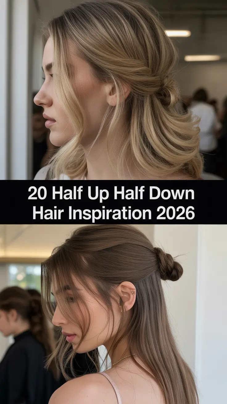 Half Up Half Down Hair Inspiration 2026: Cute, Elegant & Easy Styles for Every Length