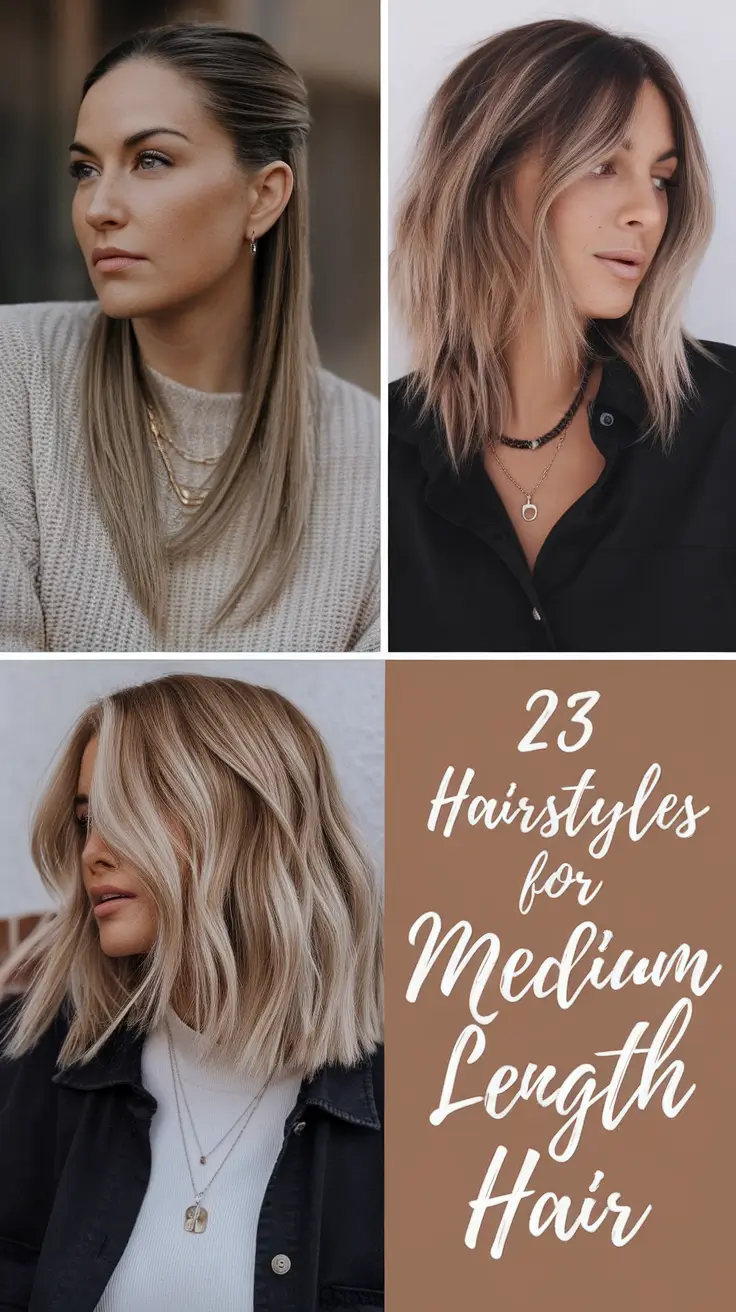 Hairstyles for Medium Length Hair 2026: Trendy Cuts, Waves, Layers and Styling Ideas