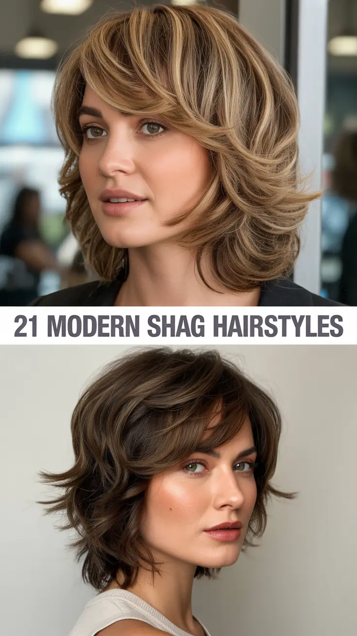 Modern Shag Hairstyles 2026 – Chic, Edgy & Soft Shag Haircuts for Women
