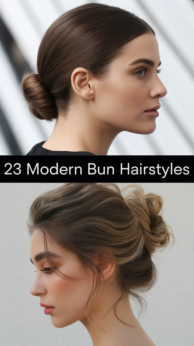 Modern Bun Hairdos 2026 – Low, Sleek, Messy and Bridal Bun Hairstyles for Every Mood