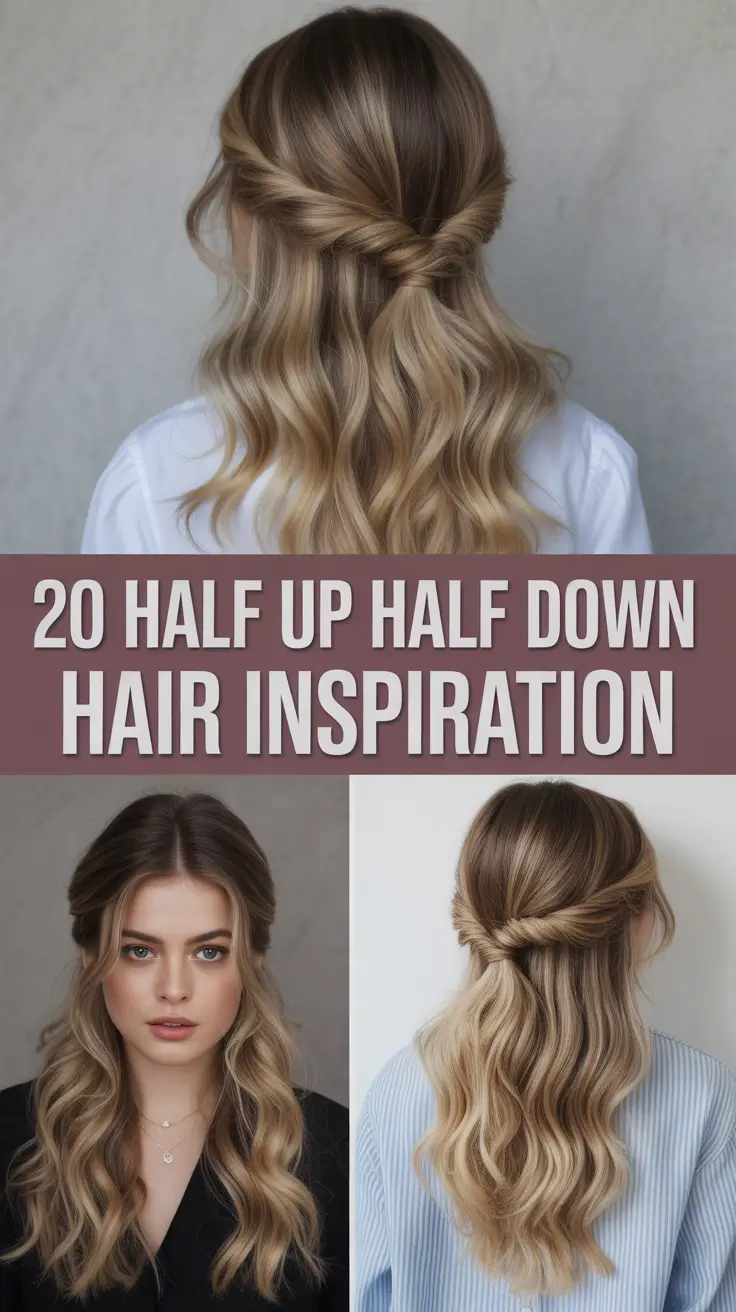 Half Up Half Down Hair Inspiration 2026: Cute, Elegant & Easy Styles for Every Length