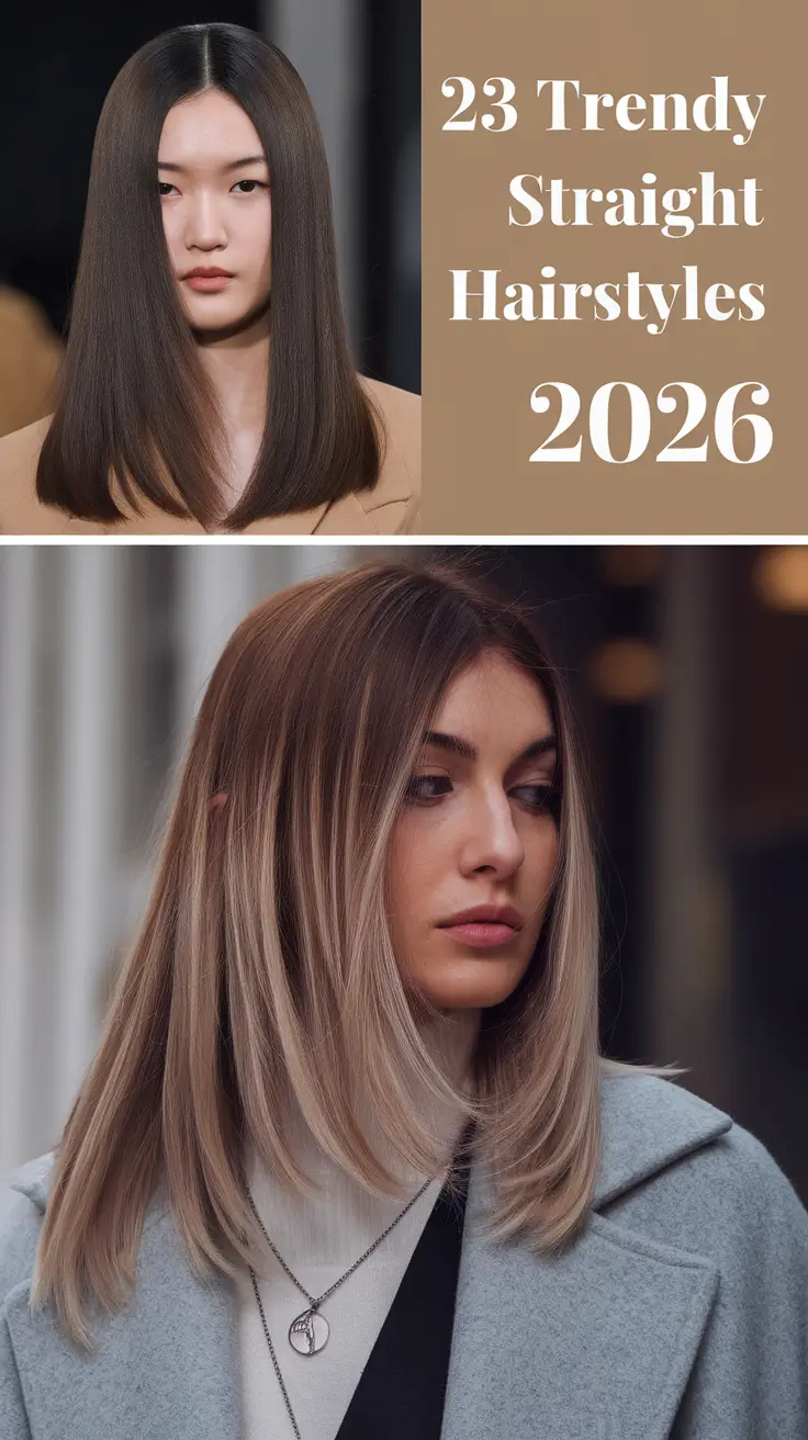 Trendy Straight Hairstyles 2026: Sleek & Elegant Ideas for Every Length