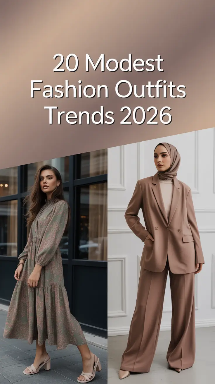 Modest Fashion Outfits Trends 2026: Chic, Feminine & Modern Style Inspo for Every Season
