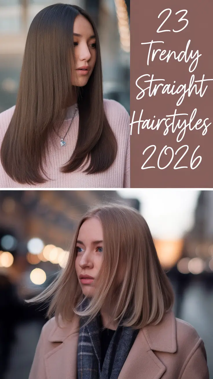 Trendy Straight Hairstyles 2026: Sleek & Elegant Ideas for Every Length
