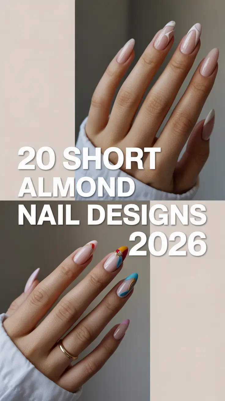 Short Almond Nail Designs 2026: Fresh Inspo, Cute Ideas and Trending Styles