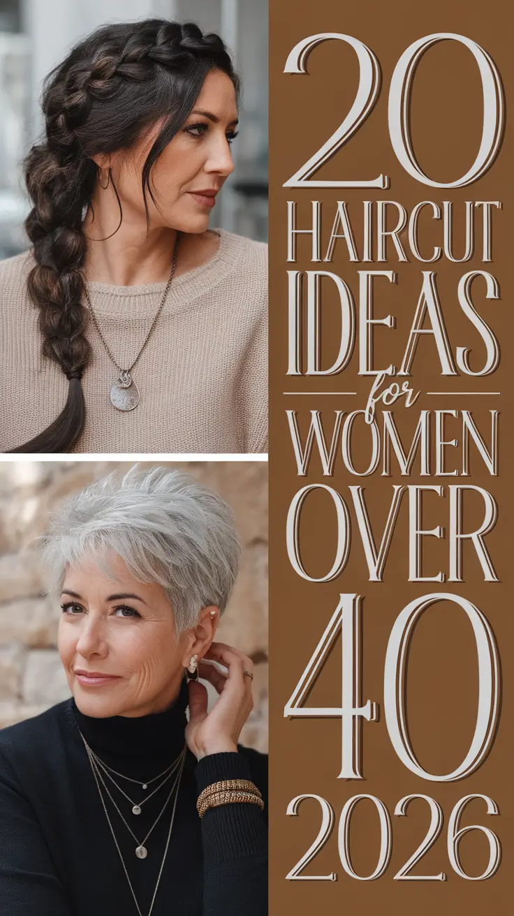 Haircut Ideas for Women Over 40 2026: Modern, Layered & Low-Maintenance Looks to Try This Year