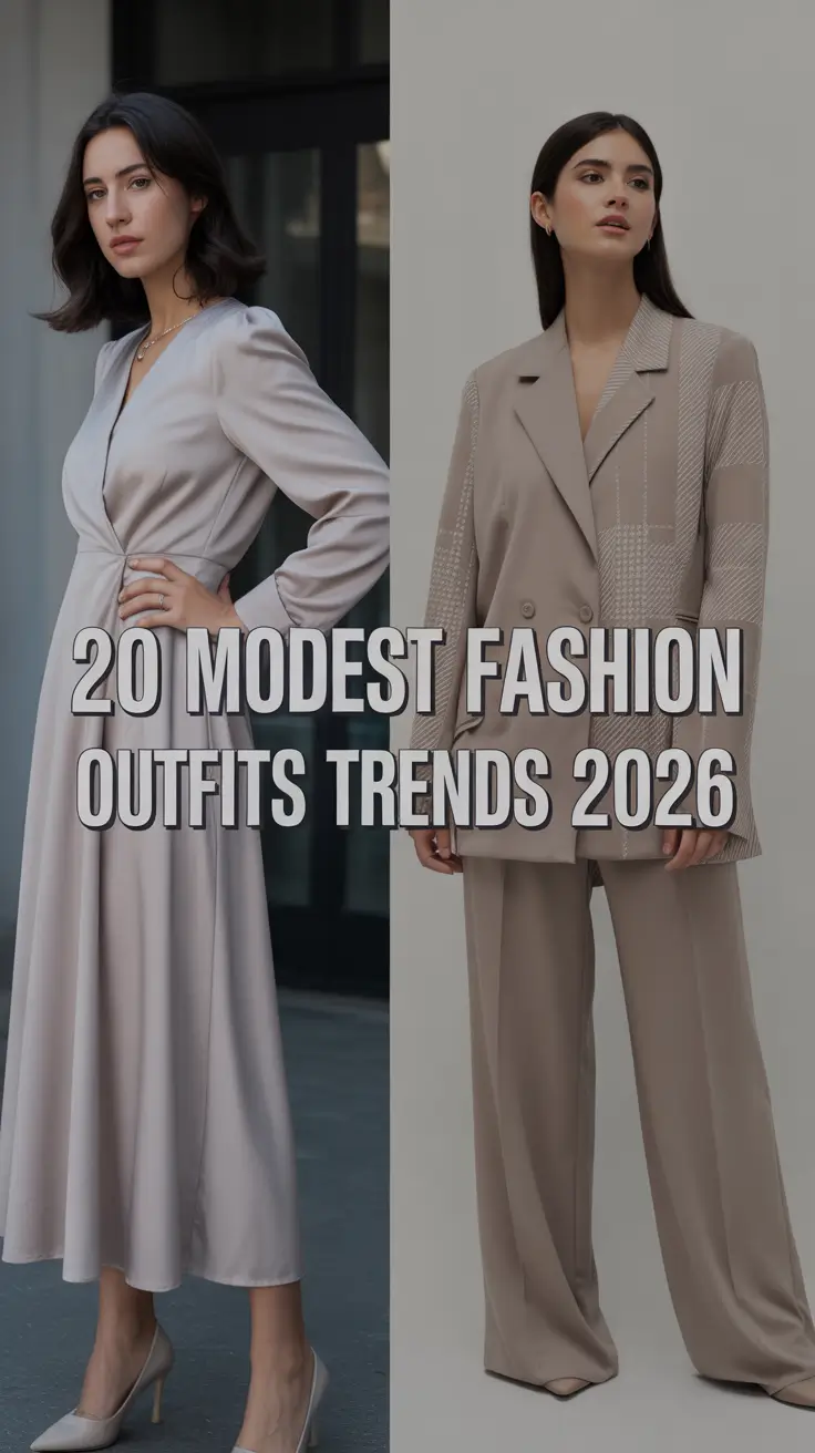 Modest Fashion Outfits Trends 2026: Chic, Feminine & Modern Style Inspo for Every Season