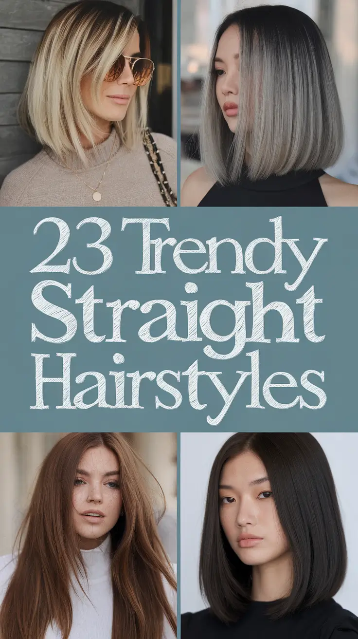 Trendy Straight Hairstyles 2026: Sleek & Elegant Ideas for Every Length