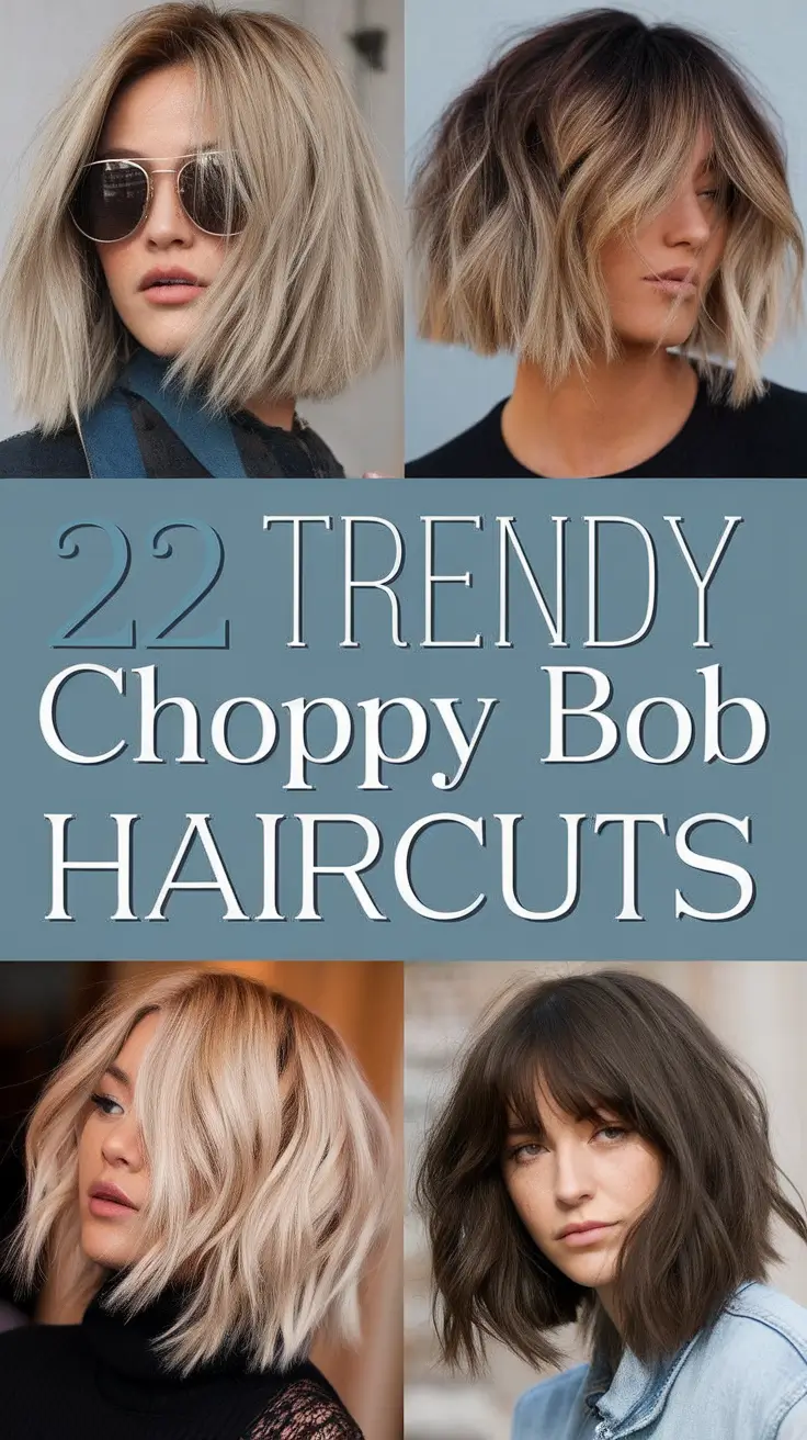Trendy Choppy Bob Haircuts 2026: Modern Short Styles for Every Woman