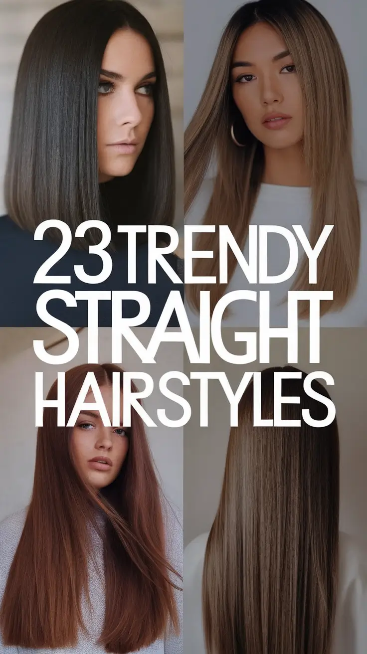Trendy Straight Hairstyles 2026: Sleek & Elegant Ideas for Every Length