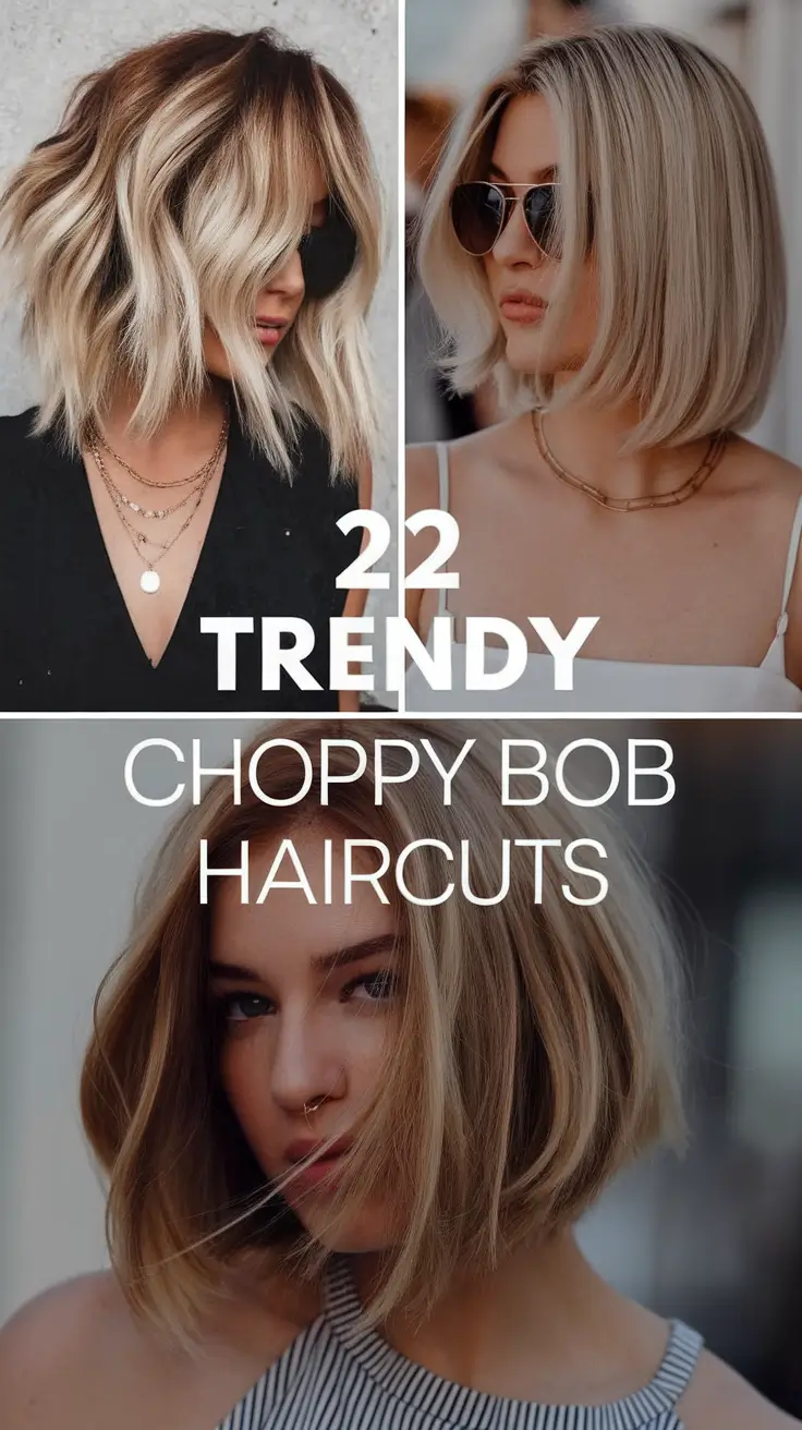 Trendy Choppy Bob Haircuts 2026: Modern Short Styles for Every Woman