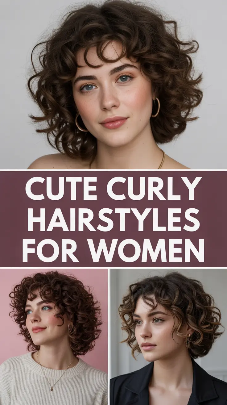 Cute Curly Hairstyles for Women 2026 – Trendy Short, Long, and Easy Curl Ideas