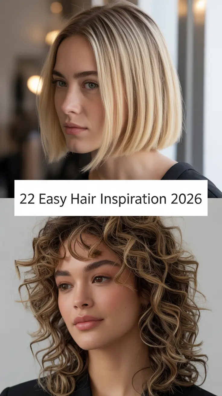 Easy Hair Inspiration 2026: Cute, Simple & Trend-Forward Hairstyles for Every Length