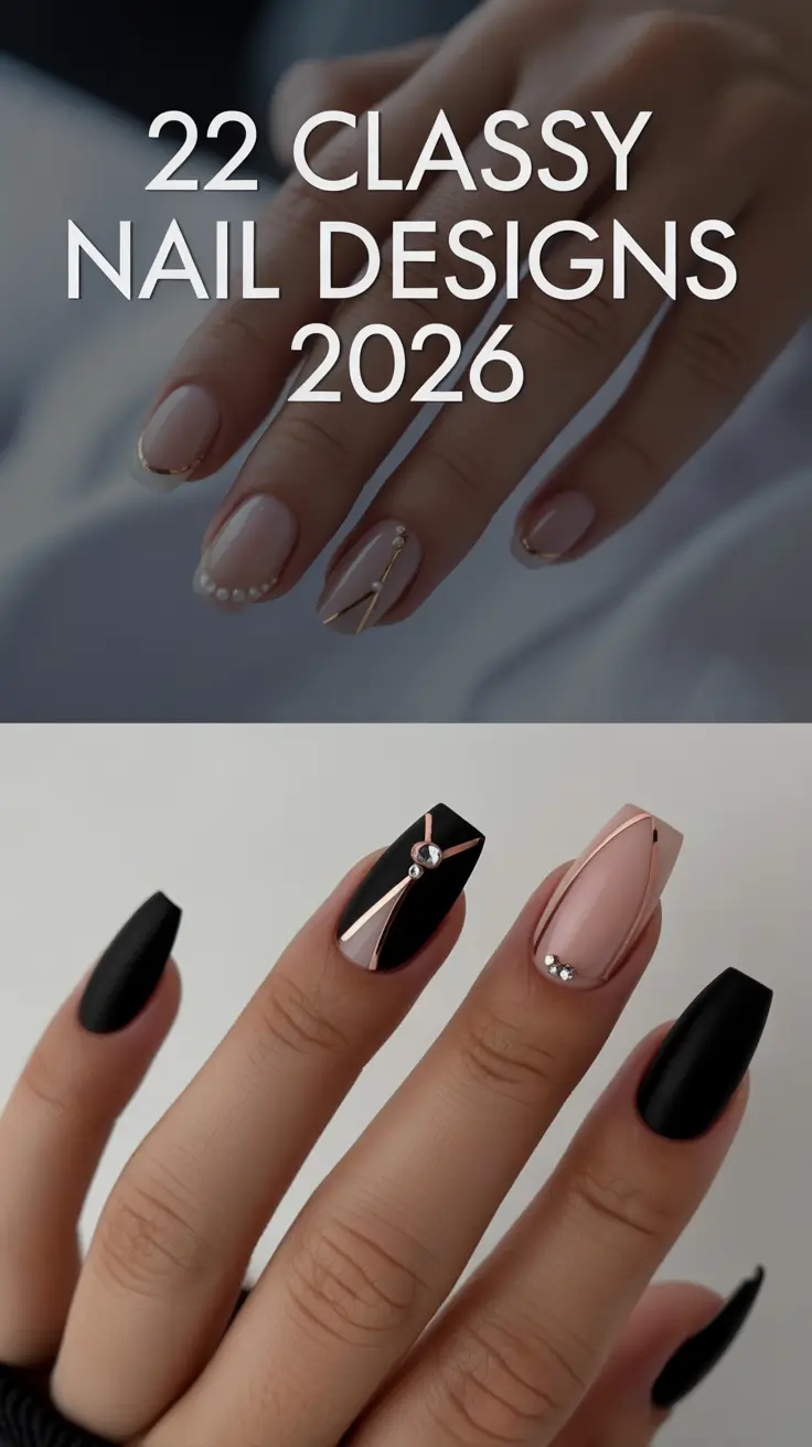 Classy Nail Designs 2026: Elegant Inspo, Fresh Colors & Modern Design Ideas