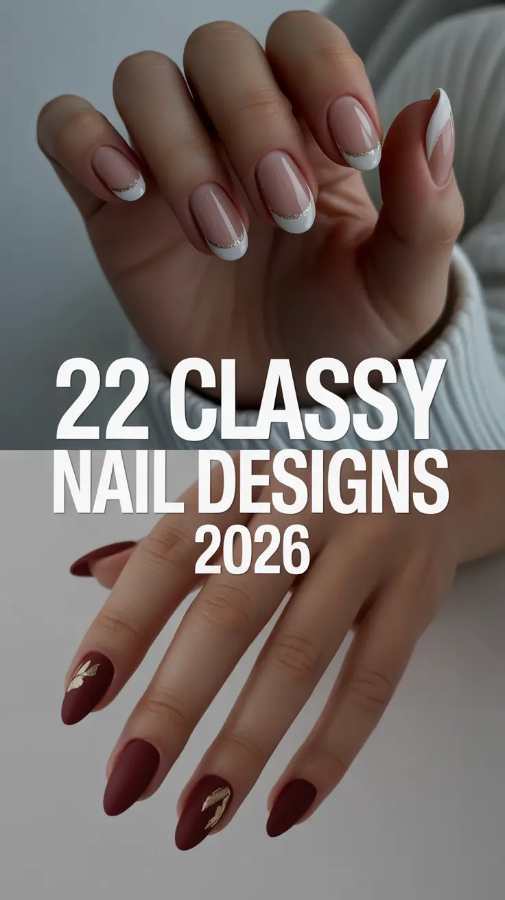Classy Nail Designs 2026: Elegant Inspo, Fresh Colors & Modern Design Ideas