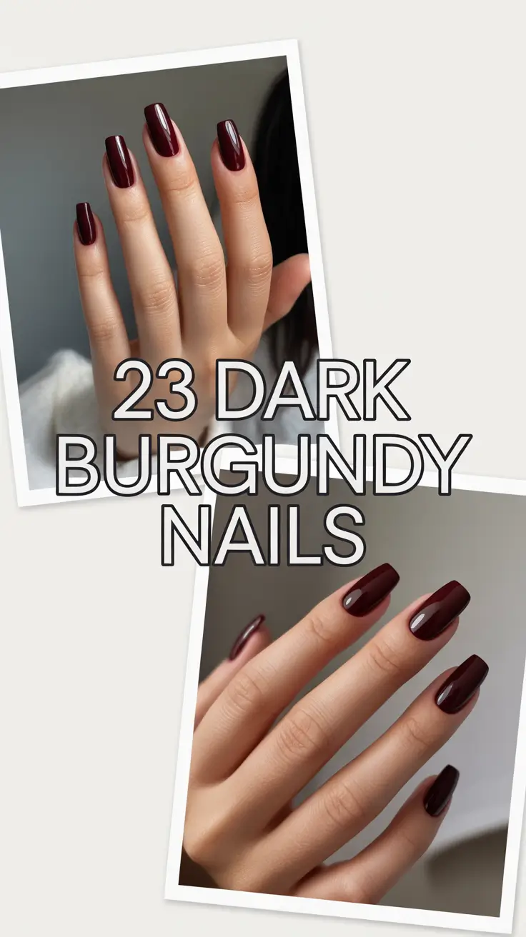Dark Burgundy Nails 2026: Trending Designs & Inspo for the New Season